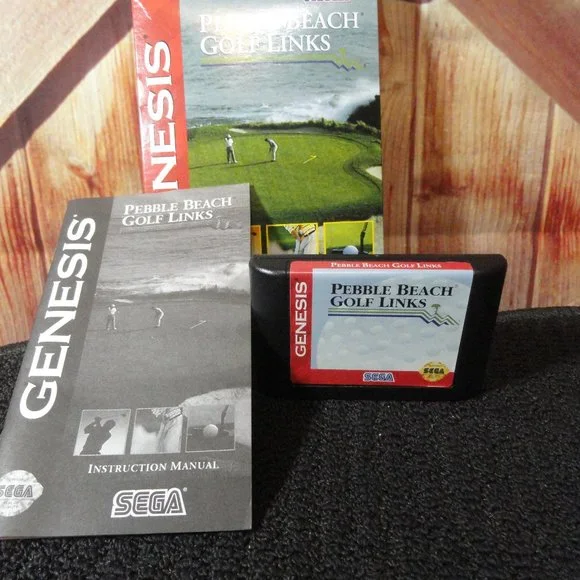 Vintage Sega Genesis Pebble Beach Golf Links Game 1994~Old school gamer~EUC - Picture 3 of 6